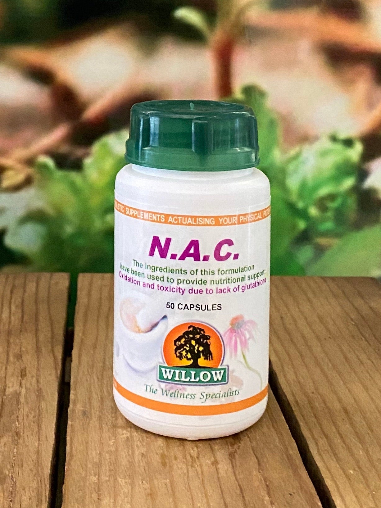 Willow NAC (N-acetylcysteine) 500mg 50 capsules