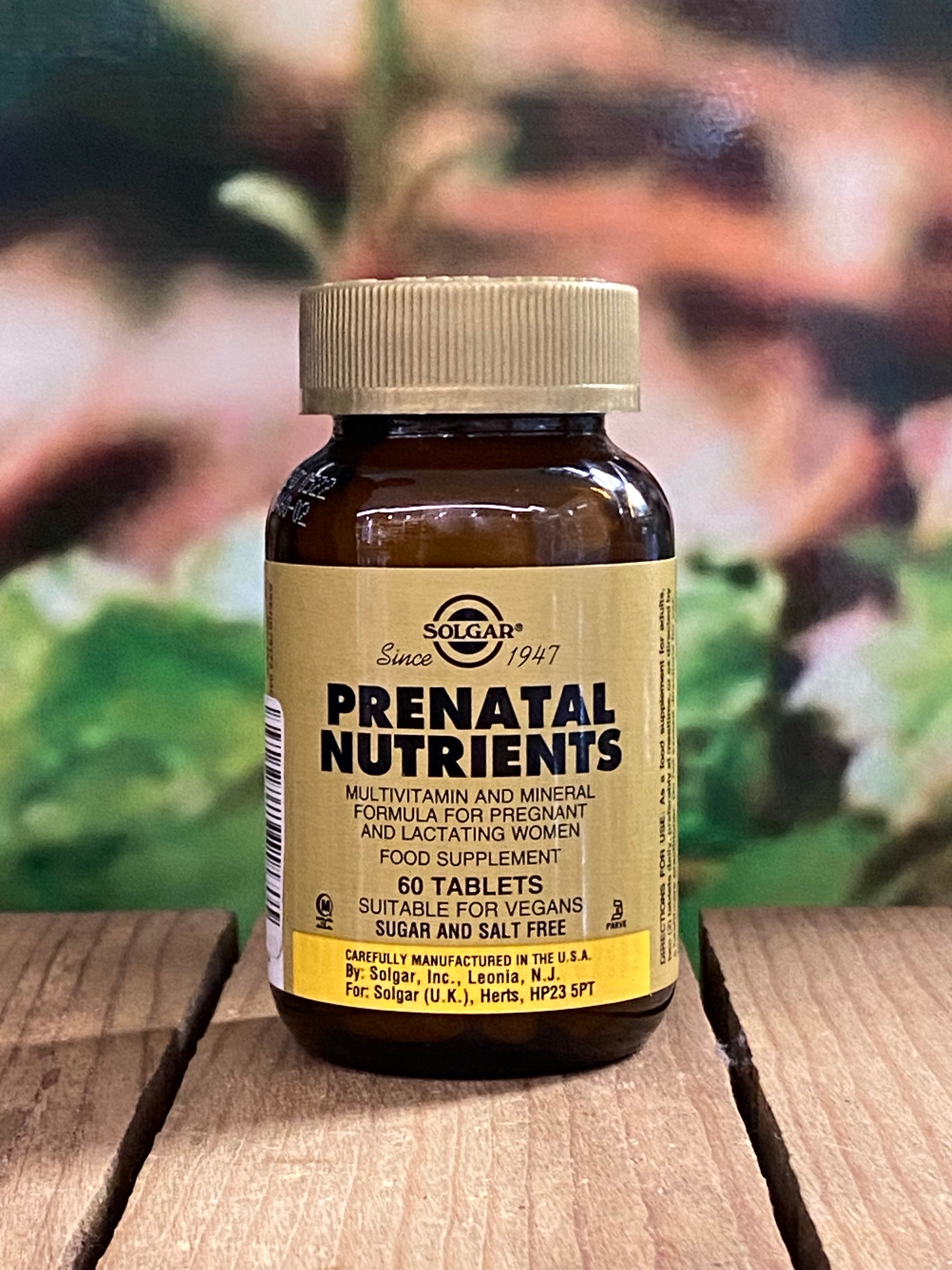 Solgar Prenatal nutrients 60 caps